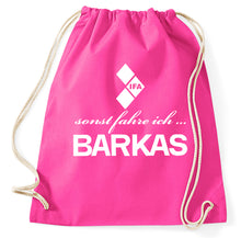 Lade das Bild in den Galerie-Viewer, Styletex23 Turnbeutel sonst fahre ich Barkas IFA, pink
