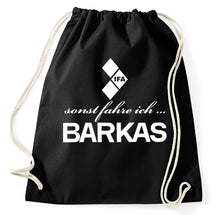 Lade das Bild in den Galerie-Viewer, Styletex23 Turnbeutel sonst fahre ich Barkas IFA, schwarz