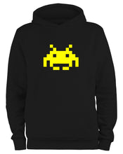 Lade das Bild in den Galerie-Viewer, Styletex23 Kapuzenpullover Space Invaders Retro, schwarz XXL