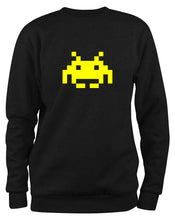 Lade das Bild in den Galerie-Viewer, Styletex23 Sweatshirt Space Invaders Retro, schwarz XXL