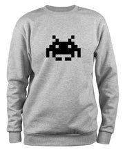 Lade das Bild in den Galerie-Viewer, Styletex23 Sweatshirt Space Invaders Retro, XXL grau
