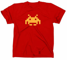Lade das Bild in den Galerie-Viewer, Styletex23 T-Shirt Herren Space Invaders Retro Logo, Rot, XXL