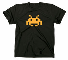 Lade das Bild in den Galerie-Viewer, Styletex23 T-Shirt Herren Space Invaders Retro Logo, Schwarz, XXL
