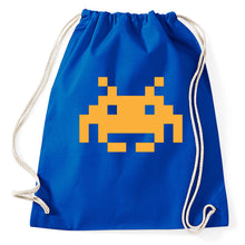 Lade das Bild in den Galerie-Viewer, Styletex23 Turnbeutel Space Invaders Retro Logo