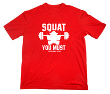 Lade das Bild in den Galerie-Viewer, Styletex23 T-Shirt Herren Squat You Must Dagobah Gym Fun, rot, XXL