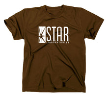 Lade das Bild in den Galerie-Viewer, Styletex23 T-Shirt Herren Star Laboratories, Logo, braun, XXL