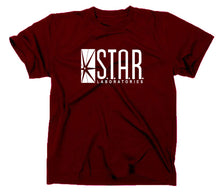 Lade das Bild in den Galerie-Viewer, Styletex23 T-Shirt Herren Star Laboratories, Logo, maroon, XXL