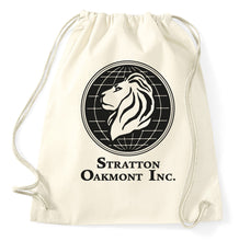 Lade das Bild in den Galerie-Viewer, Stratton Oakmont Inc Börse Logo Turnbeutel, Aufdruck, natur