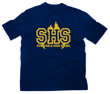Lade das Bild in den Galerie-Viewer, Styletex23 T-Shirt Herren Sunnydale High School Buffy The Vampire Slayer, navy, XXL