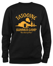 Lade das Bild in den Galerie-Viewer, Styletex23 Sweatshirt Tatooine Summer Camp, schwarz XXL