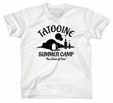 Lade das Bild in den Galerie-Viewer, Styletex23 T-Shirt Herren Tatooine Summer Camp Two Suns of Fun, weiss, XXL