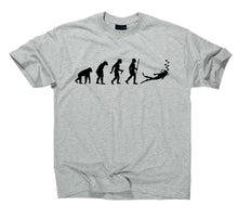 Lade das Bild in den Galerie-Viewer, Styletex23 T-Shirt Herren Tauchen Fun Scuba Diving Diver Evolution of Man, sport grey, XXL