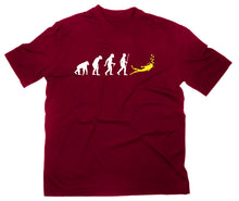 Lade das Bild in den Galerie-Viewer, Styletex23 T-Shirt Herren Tauchen Fun Scuba Diving Diver Evolution of Man, maroon, XXL