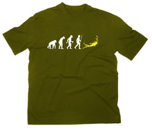 Lade das Bild in den Galerie-Viewer, Styletex23 T-Shirt Herren Tauchen Fun Scuba Diving Diver Evolution of Man, oliv, XXL