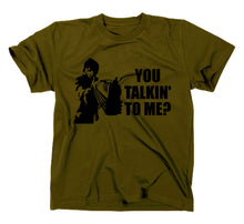 Lade das Bild in den Galerie-Viewer, Styletex23 T-Shirt Herren Taxi Driver Robert De Niro, oliv, XXL