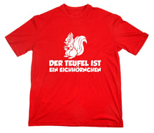 Lade das Bild in den Galerie-Viewer, Styletex23 T-Shirt Herren Der Teufel ist ein Eichhörnchen Fun, rot, XXL