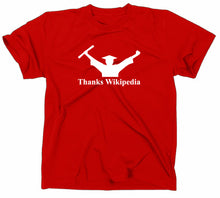 Lade das Bild in den Galerie-Viewer, Styletex23 T-Shirt Herren Thanks Wikipedia Abschluss Diplom Fun, rot, XXL