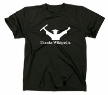 Lade das Bild in den Galerie-Viewer, Styletex23 T-Shirt Herren Thanks Wikipedia Abschluss Diplom Fun, schwarz, XXL