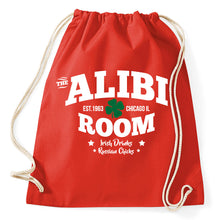 Lade das Bild in den Galerie-Viewer, Styletex23 Turnbeutel The Alibi Room Bar Frank Gallagher Fan Logo TV Serie, red