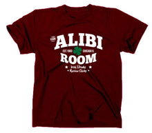 Lade das Bild in den Galerie-Viewer, Styletex23 T-Shirt Herren The Alibi Room Bar Fan Logo, maroon, XXL
