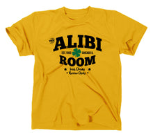 Lade das Bild in den Galerie-Viewer, Styletex23 T-Shirt Herren The Alibi Room Bar Fan Logo, gelb, XXL