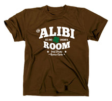 Lade das Bild in den Galerie-Viewer, Styletex23 T-Shirt Herren The Alibi Room Bar Fan Logo, braun, XXL
