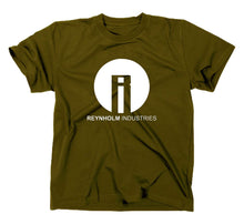 Lade das Bild in den Galerie-Viewer, Styletex23 T-Shirt Herren The IT Crowd Nerd Fun, Reynholm Industries Admin, oliv, XXL