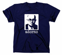 Lade das Bild in den Galerie-Viewer, Styletex23 T-Shirt Herren Theodor W Adorno, navy, XXL