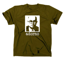 Lade das Bild in den Galerie-Viewer, Styletex23 T-Shirt Herren Theodor W Adorno, oliv, XXL