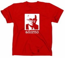 Lade das Bild in den Galerie-Viewer, Styletex23 T-Shirt Herren Theodor W Adorno, rot, XXL