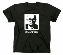 Lade das Bild in den Galerie-Viewer, Styletex23 T-Shirt Herren Theodor W Adorno, schwarz, XXL