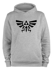 Lade das Bild in den Galerie-Viewer, Styletex23 Kapuzenpullover Triforce, XXL grau