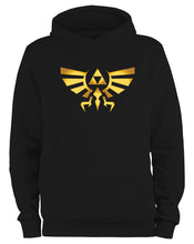 Lade das Bild in den Galerie-Viewer, Styletex23 Kapuzenpullover Triforce, schwarz XXL