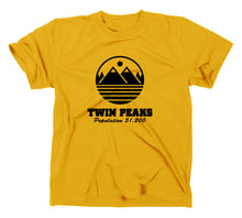 Lade das Bild in den Galerie-Viewer, Styletex23 T-Shirt Herren Twin Peaks Fan, gelb, XXL
