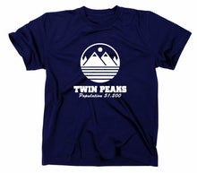 Lade das Bild in den Galerie-Viewer, Styletex23 T-Shirt Herren Twin Peaks Fan, navy, XXL