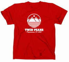 Lade das Bild in den Galerie-Viewer, Styletex23 T-Shirt Herren Twin Peaks Fan, rot, XXL