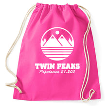 Lade das Bild in den Galerie-Viewer, Styletex23 Turnbeutel Twin Peaks Logo David Lynch