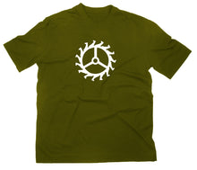 Lade das Bild in den Galerie-Viewer, Styletex23 T-Shirt Herren Uhrmacher Zunftwappen Zunft Logo, oliv, XXL