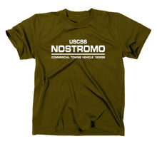 Lade das Bild in den Galerie-Viewer, Styletex23 T-Shirt Herren USCSS Nostromo Alien Film, Oliv, XXL