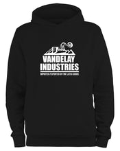 Lade das Bild in den Galerie-Viewer, Styletex23 Kapuzenpullover Vandelay Industries Logo, schwarz XXL