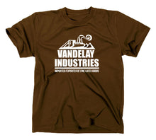 Lade das Bild in den Galerie-Viewer, Styletex23 T-Shirt Herren Vandelay Industries, Seinfeld Logo, braun, XXL