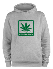 Lade das Bild in den Galerie-Viewer, Styletex23 Kapuzenpullover Vegetarier, XXL grau