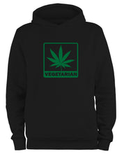 Lade das Bild in den Galerie-Viewer, Styletex23 Kapuzenpullover Vegetarier, schwarz XXL