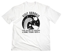 Lade das Bild in den Galerie-Viewer, Styletex23 T-Shirt Herren Visit Arrakis Fan, weiss, XXL