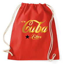 Lade das Bild in den Galerie-Viewer, Styletex23 Turnbeutel Viva Cuba Libre Gold Edition
