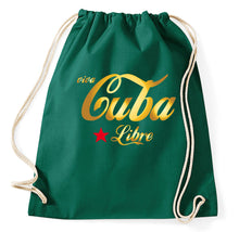 Lade das Bild in den Galerie-Viewer, Styletex23 Turnbeutel Viva Cuba Libre Gold Edition