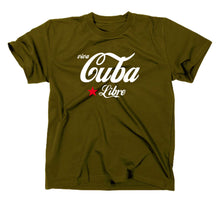 Lade das Bild in den Galerie-Viewer, Styletex23 T-Shirt Herren Viva Cuba Libre, Oliv XXL
