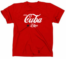 Lade das Bild in den Galerie-Viewer, Styletex23 T-Shirt Herren Viva Cuba Libre, rot XXL