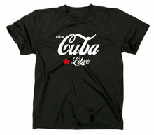Lade das Bild in den Galerie-Viewer, Styletex23 T-Shirt Herren Viva Cuba Libre, schwarz XXL