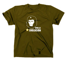 Lade das Bild in den Galerie-Viewer, Styletex23 T-Shirt Herren Viva la Evolucion Funshirt oliv XXL
